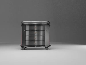 jewelry cupboard mirror 3D Model