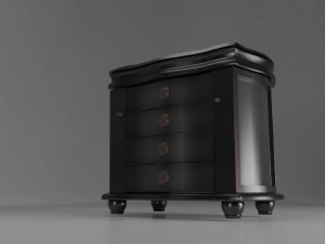 jewelry cupboard mirror 3D Model