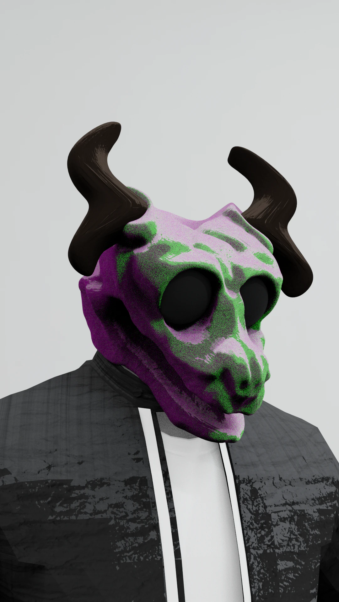 skull sculpt 3D Model .c4d .max .obj .3ds .fbx .stl .blend 