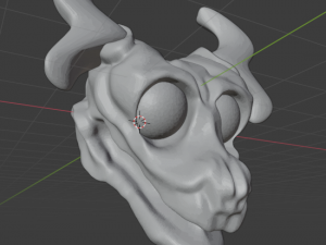 skull sculpt Model 3D