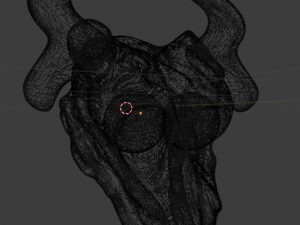skull sculpt Model 3D