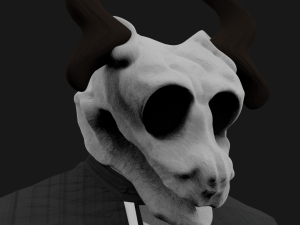 skull sculpt Model 3D