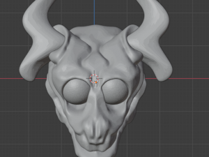 skull sculpt Model 3D