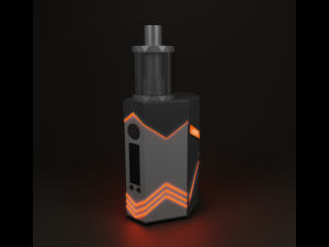 vape rx008 orange neon edition Modello 3D