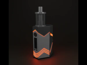 vape rx008 &eacute;dition orange n&eacute;on Modèle 3D