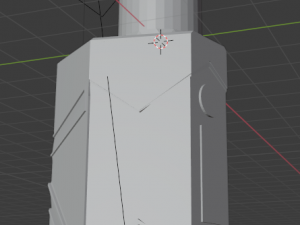 vape rx008 orange neon edition 3D Model