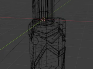 vape rx008 orange neon edition 3D Model