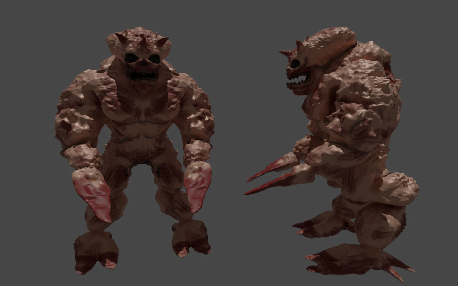 Monster Maybe from Doom idk 3D Model .c4d .max .obj .3ds .fbx .stl .blend 