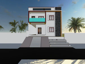 casa moderna Modelo 3D