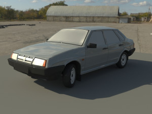 lada samara vaz 21099 Modèle 3D