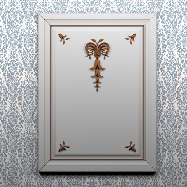 trim ornament 3D Model .c4d .max .obj .3ds .fbx .stl .blend 