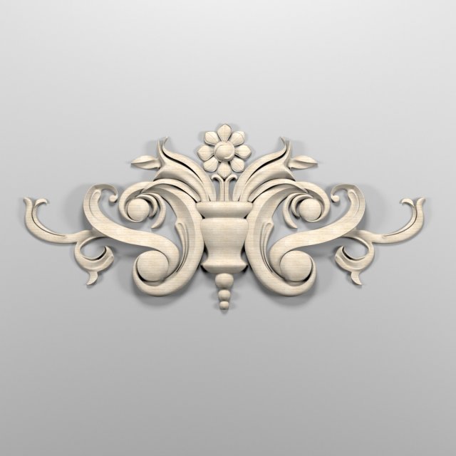 trim ornament 3D Модель .c4d .max .obj .3ds .fbx .stl .blend 