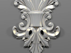 d&eacute;cor central Modèle 3D