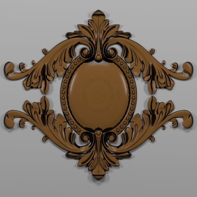 trim ornament 3D Model .c4d .max .obj .3ds .fbx .stl .blend 
