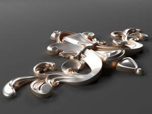 trim ornament 3D 모델