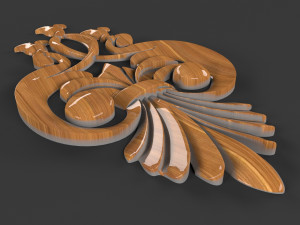 patch decor Modèle 3D