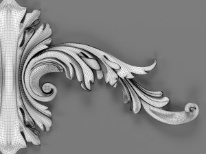 trim ornament Modello 3D