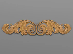 장식 패치 3D 모델