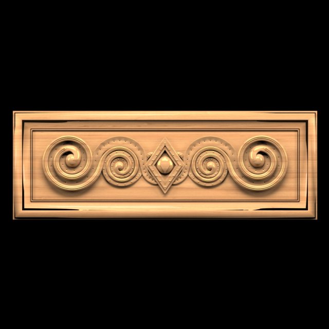 decorative panel 3D 模型 .c4d .max .obj .3ds .fbx .stl .blend