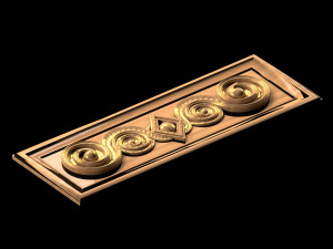 decorative panel 3D 模型