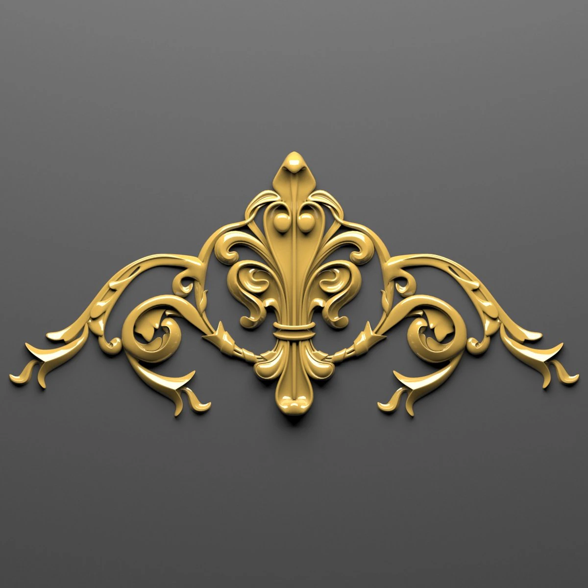decorative plaster 3D Model .c4d .max .obj .3ds .fbx .stl .blend