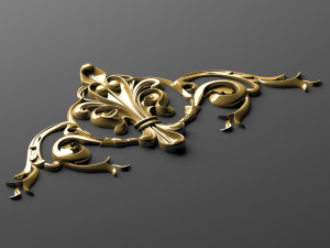 decorative plaster 3D मॉडल