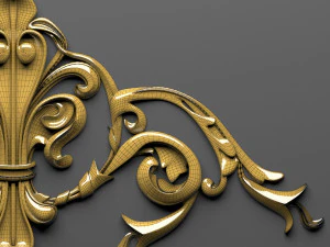 decorative plaster 3D Model