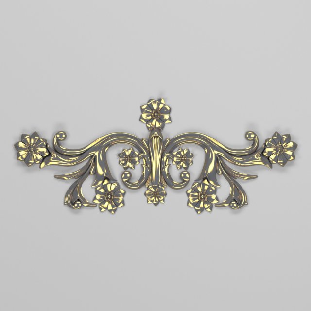 decorative plaster 3D Модель .c4d .max .obj .3ds .fbx .stl .blend