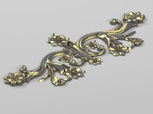 intonaco decorativo Modello 3D
