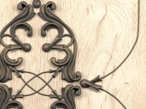 decorative plaster 3D Model