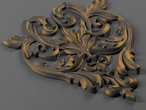 decorative plaster 3D Model