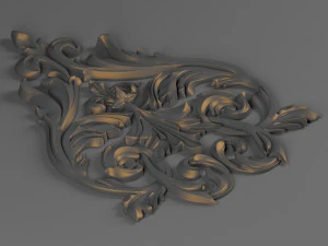 decorative plaster 3D Model