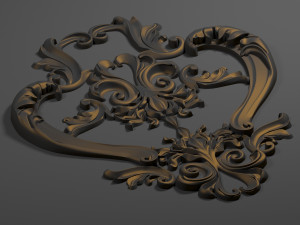 decorative plaster Model 3D