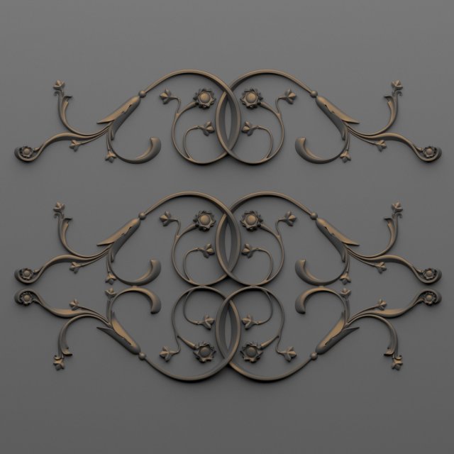 decorative plaster Modello 3D .c4d .max .obj .3ds .fbx .stl .blend 