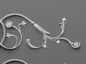 decorative plaster Modello 3D