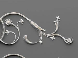 decorative plaster 3D Model