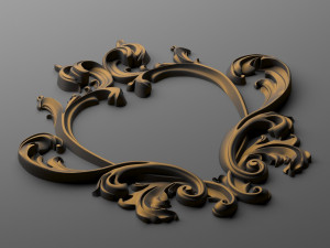 decorative plaster 3D Model