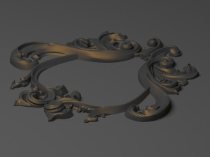 decorative plaster 3D Model