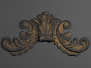 装饰石膏 3D 模型