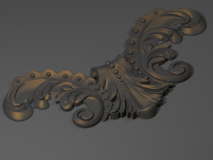 decorative plaster Model 3D