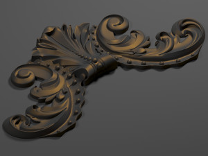 decorative plaster Model 3D