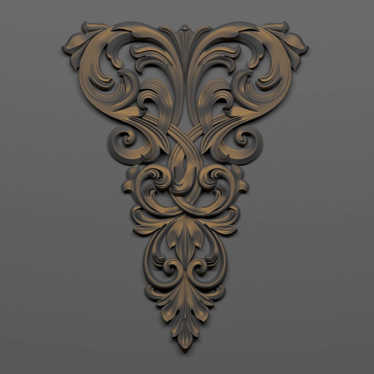 decorative plaster 3D Model .c4d .max .obj .3ds .fbx .stl .blend 