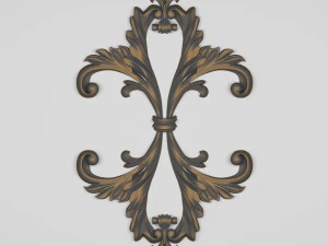 intonaco decorativo Modello 3D