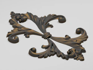 decorative plaster 3D Model