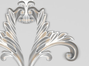 decorative plaster 3D Model