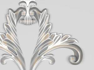decorative plaster 3D Model