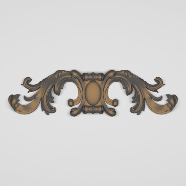 decorative plaster 30 3D Модель .c4d .max .obj .3ds .fbx .stl .blend