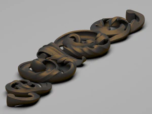 decorative plaster 28 3D Model