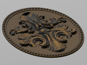 decorative plaster 34 Model 3D