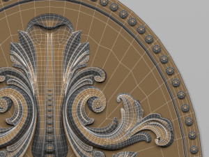 decorative plaster 34 Model 3D